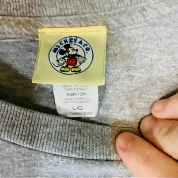 Vintage Mickey‎ Mouse Club L gray graphic T-shirt - Picture 3 of 5